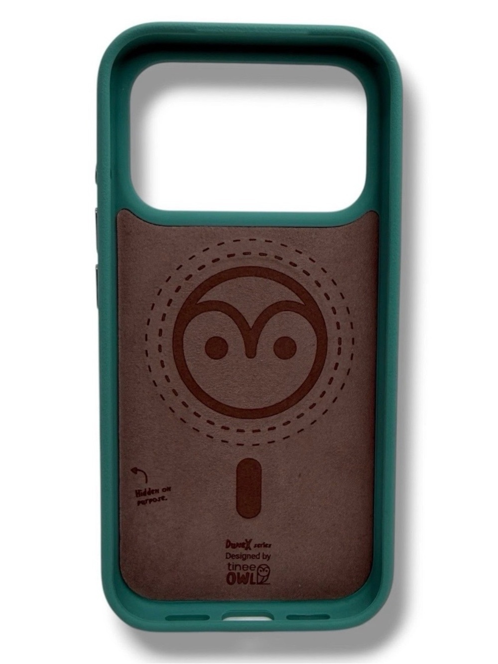TineeOwl DuneX iPhone 17 Pro Case MagSafe Slim Textured TPU Green in Denial
